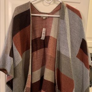 LOFT Fall Poncho